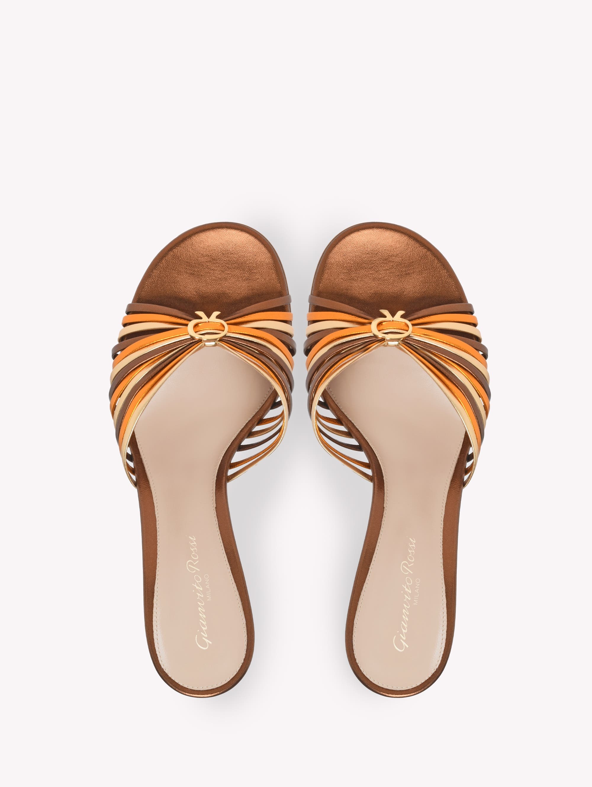 Gianvito Rossi Vyna Sandals in Hazelnut Nappa at Nordstrom - 3