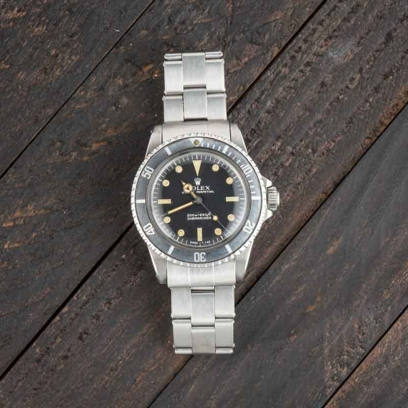 Vintage Rolex Submariner Ref 5513 Meters First Dial - 10