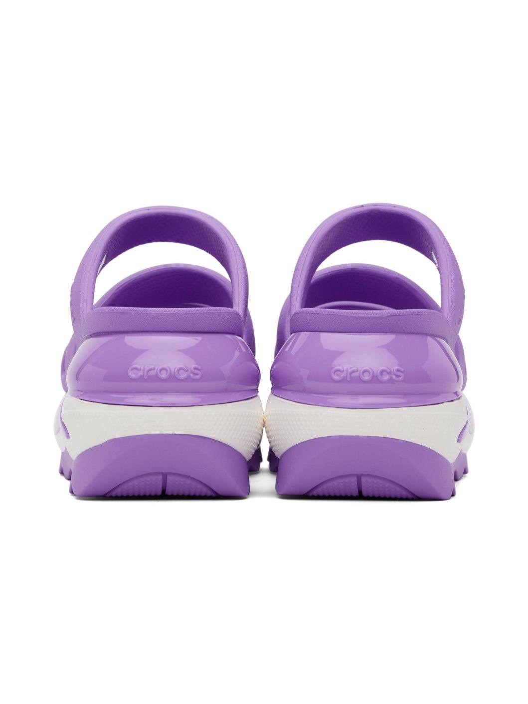 Purple Mega Crush Triple Strap Sandals - 2