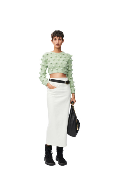 Loewe Cropped sweater in alpaca blend outlook