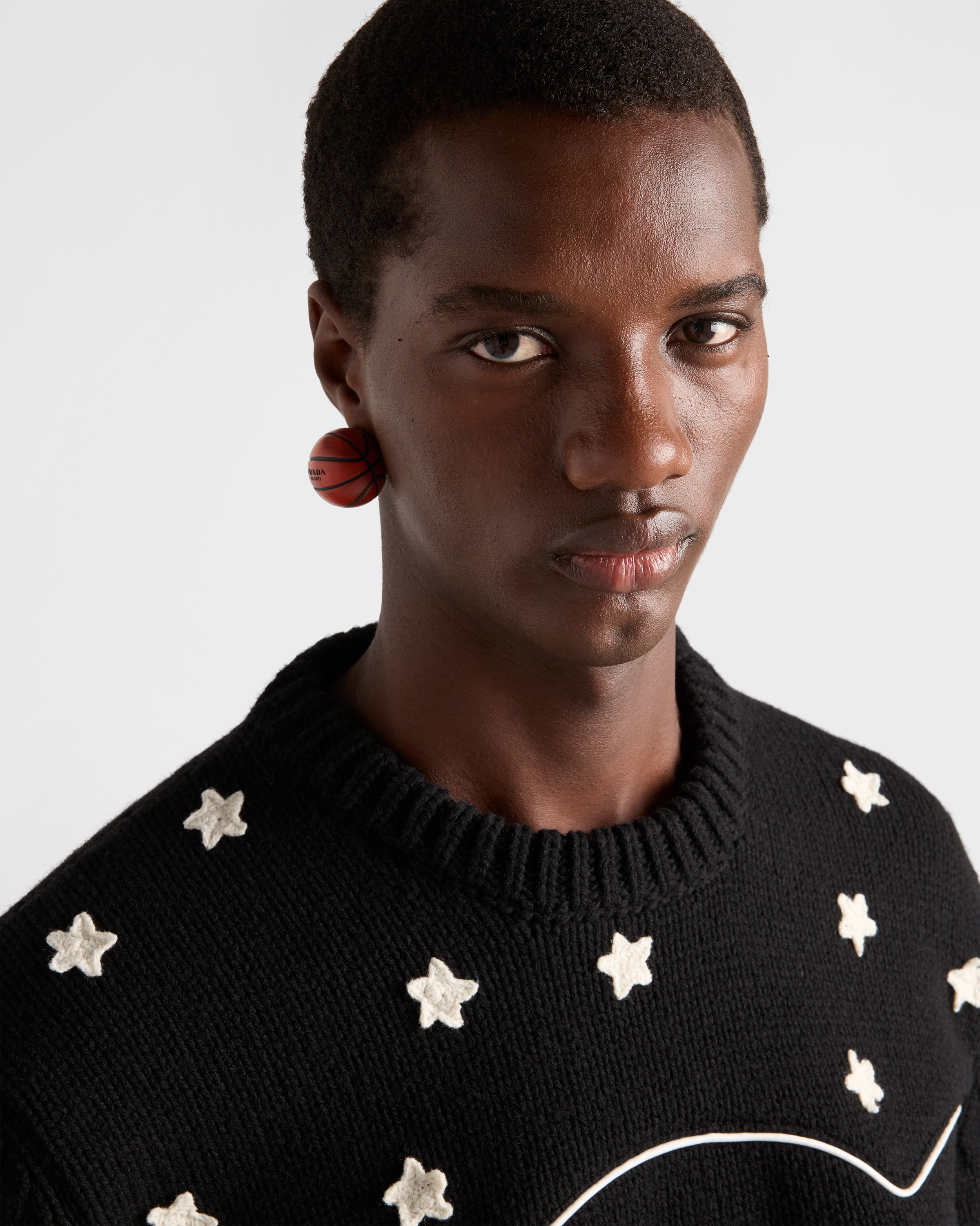 Metal basketball earrings - 2