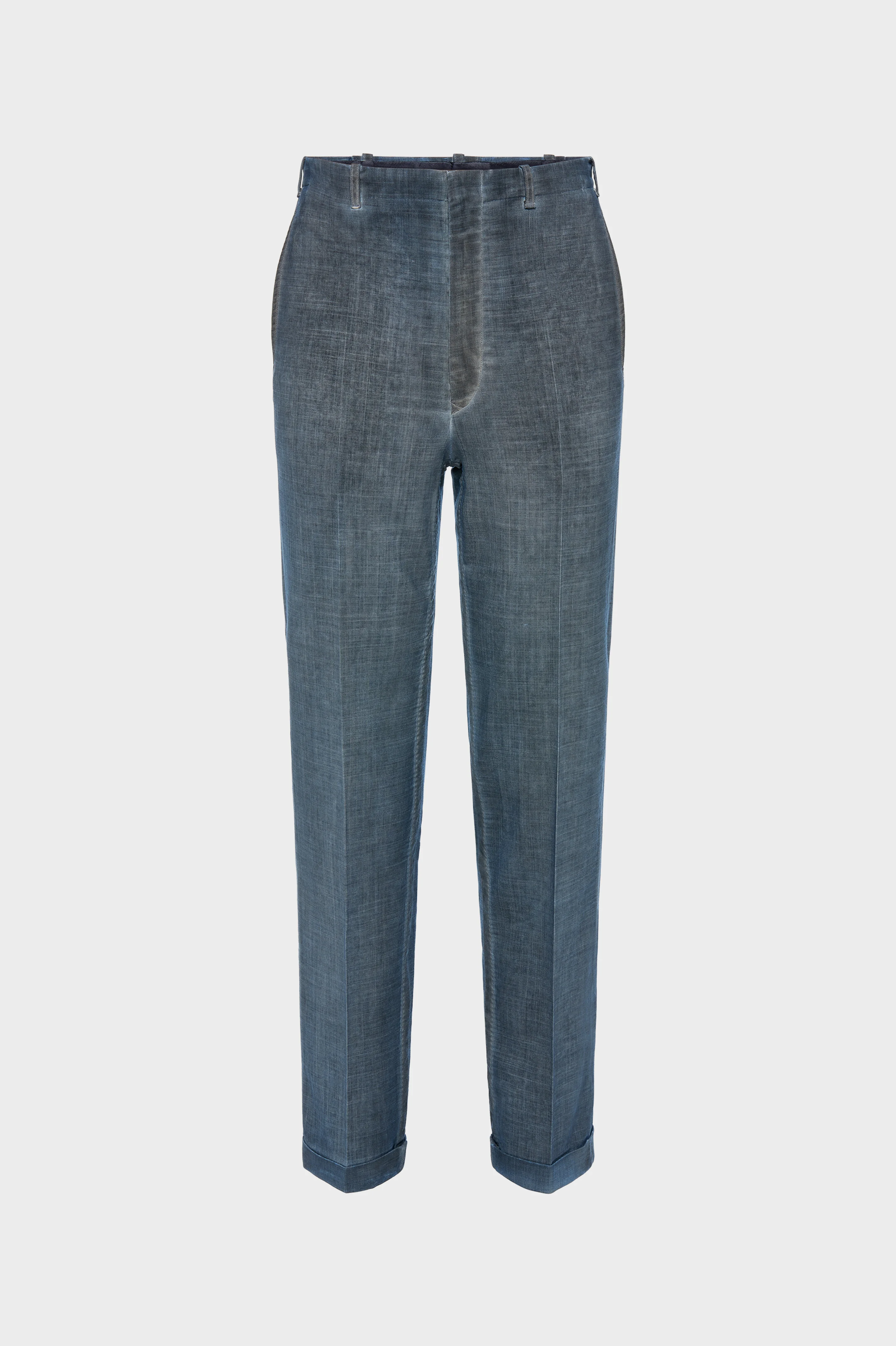 Double-Dyed Wool Trousers - 1
