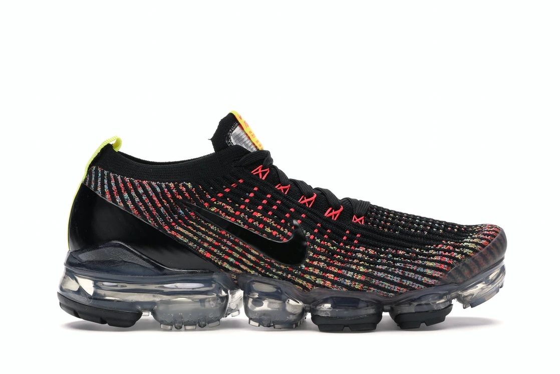 Nike Air VaporMax Flyknit 3 Black Multi-Color (W) - 1