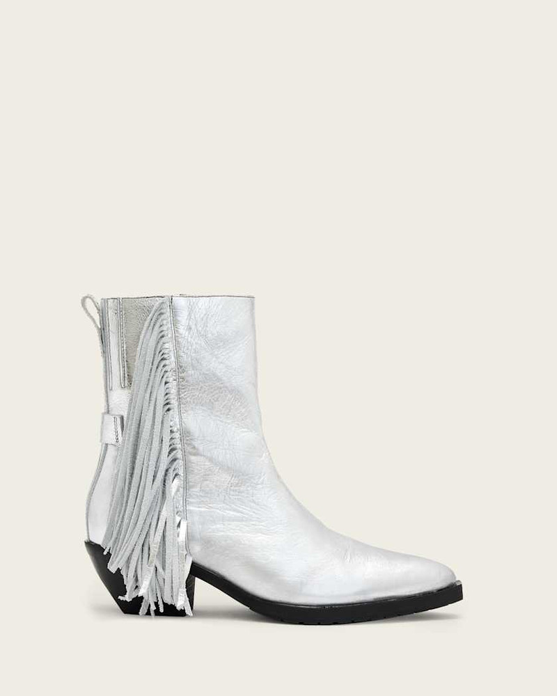 BAZELY METALLIC FRINGE BOOTS 1