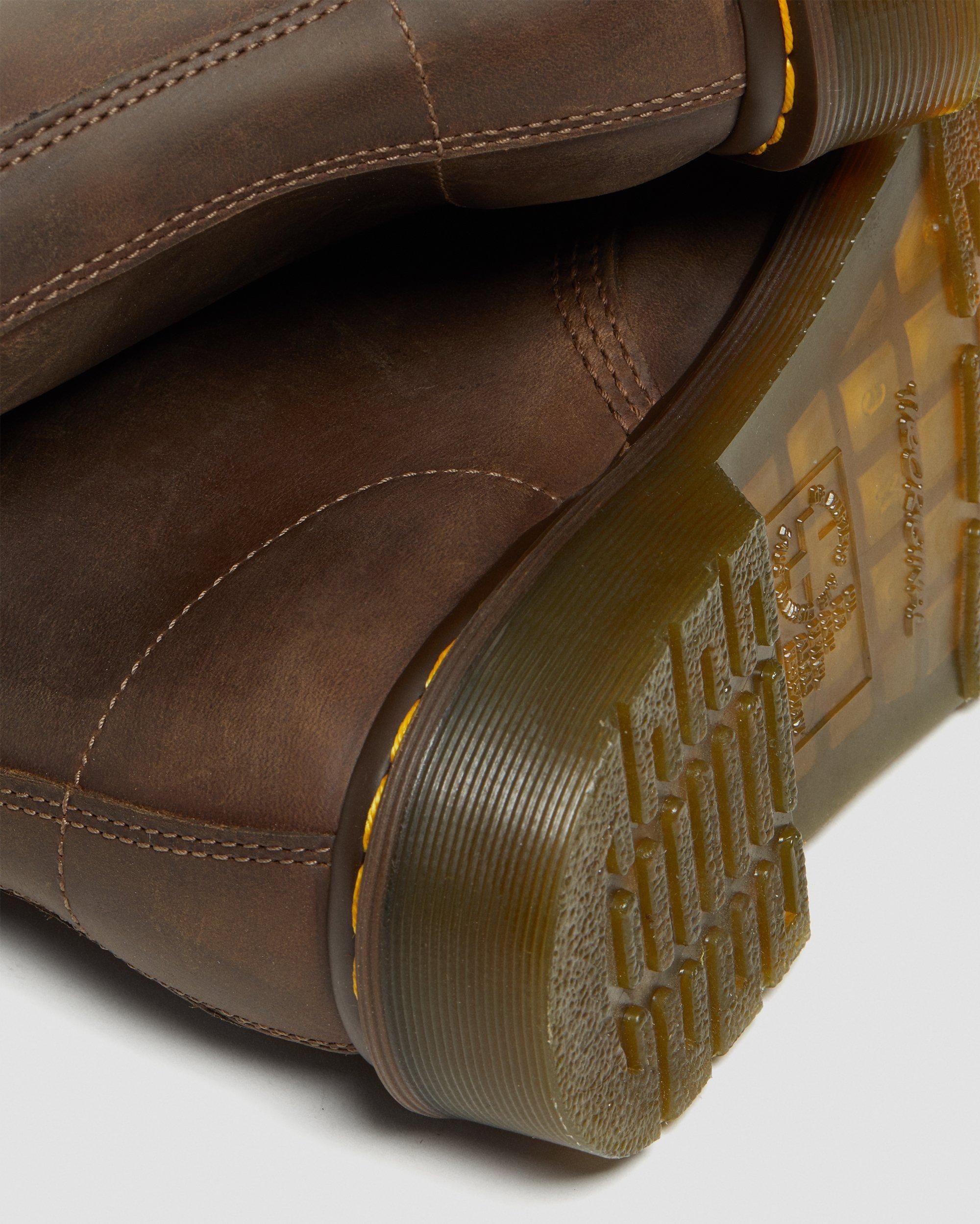 1460 Crazy Horse Leather Lace Up Boots - 11