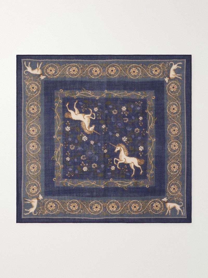 Printed Wool Scarf 5