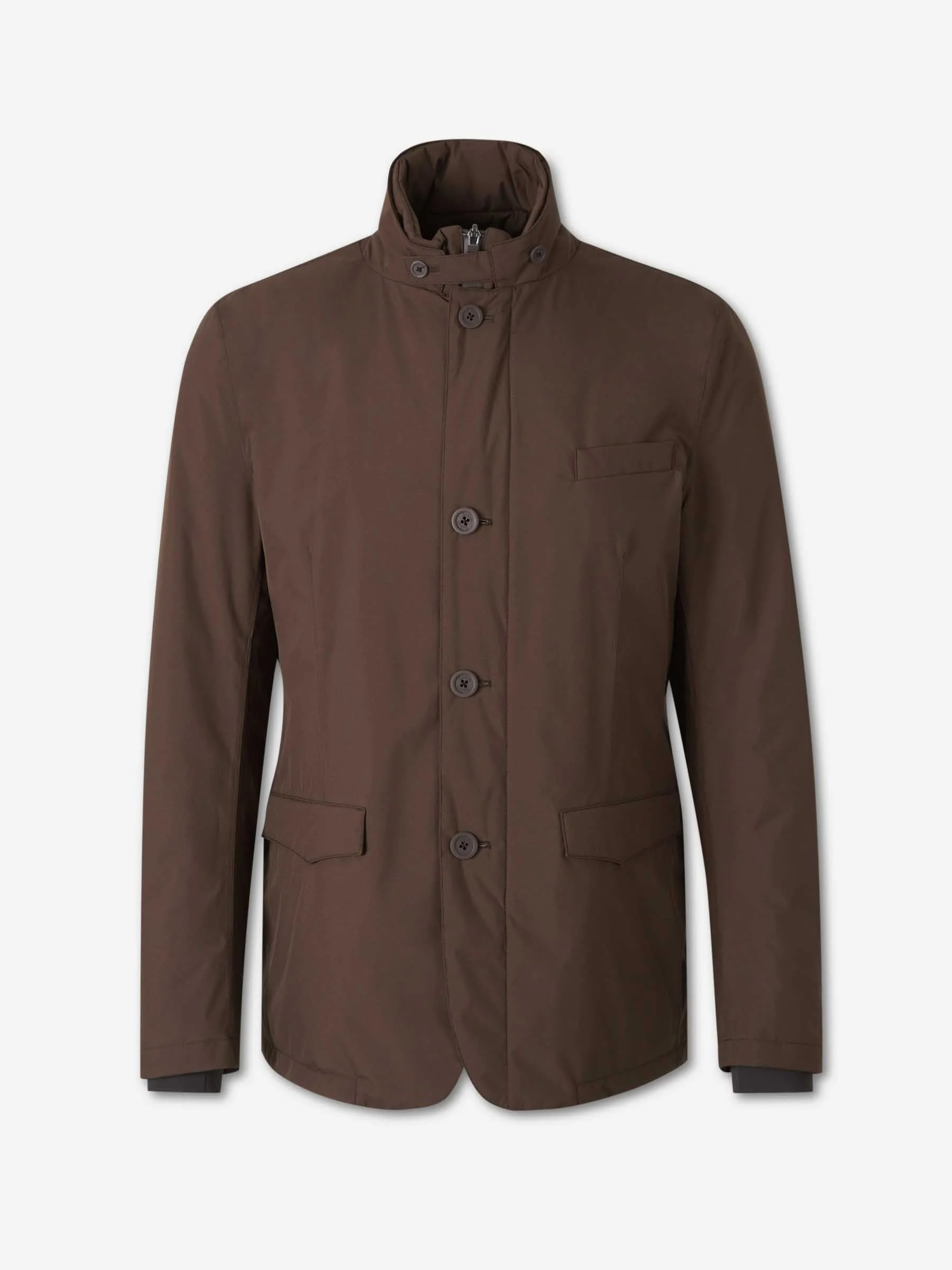 LONG FEATHER DOWN JACKET - 1