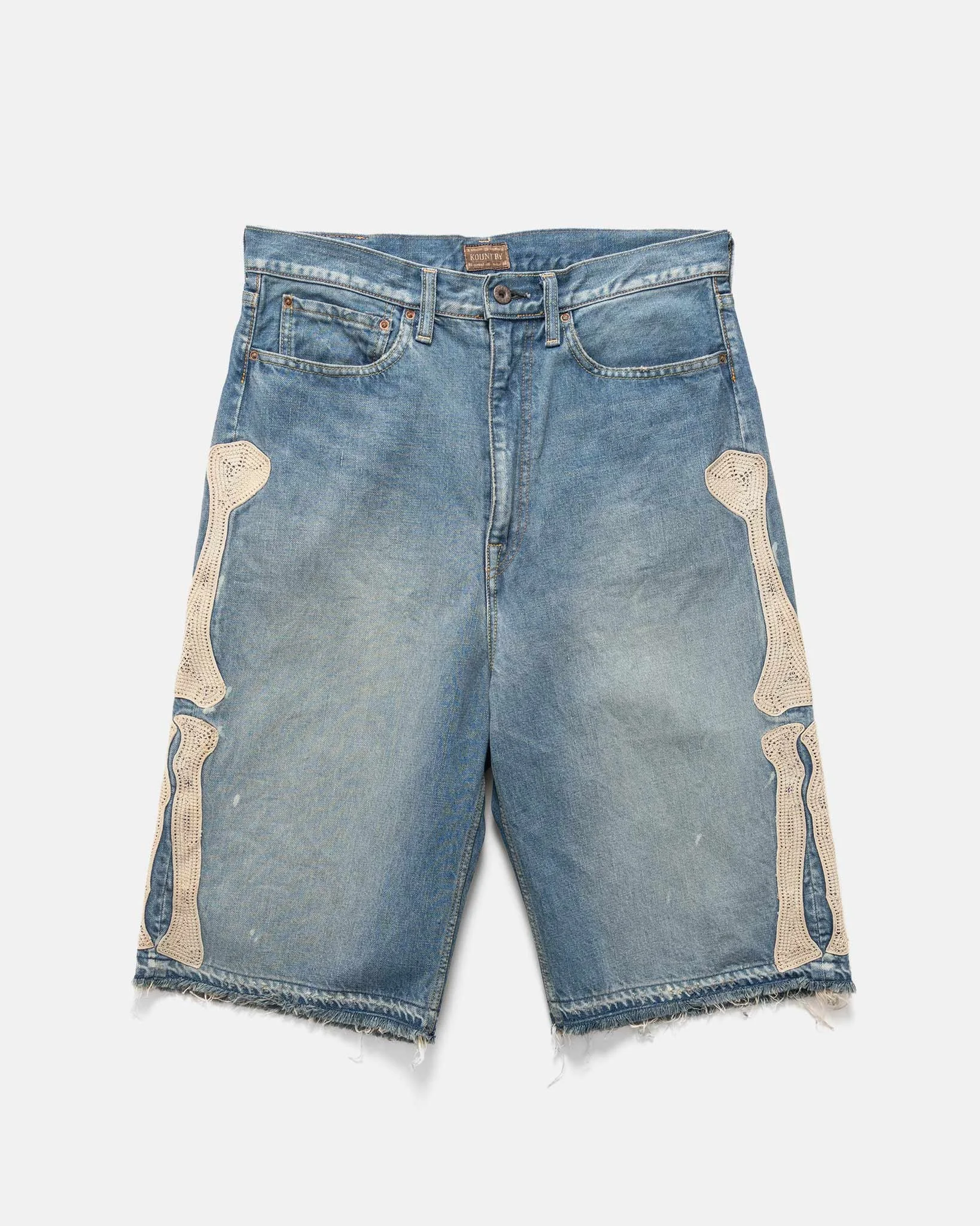 14oz Denim 5P Shorts (BONE) PRO - 1