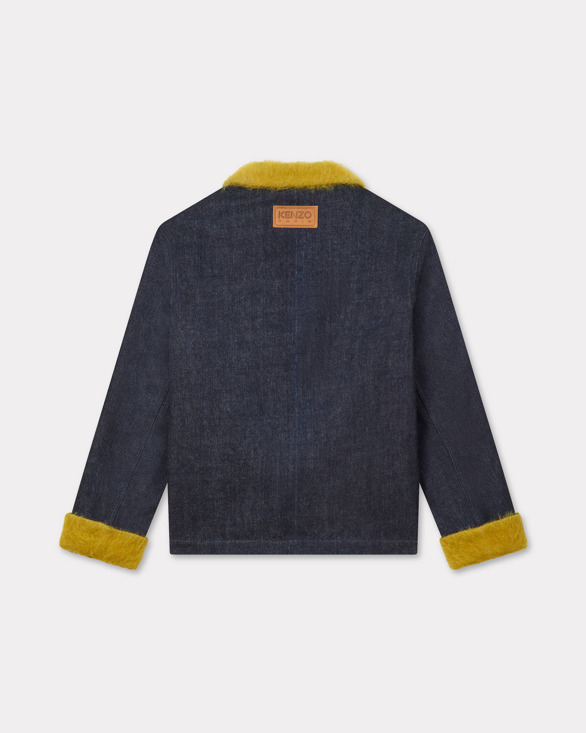 Fur tailored jacket in Japanese denim - 2