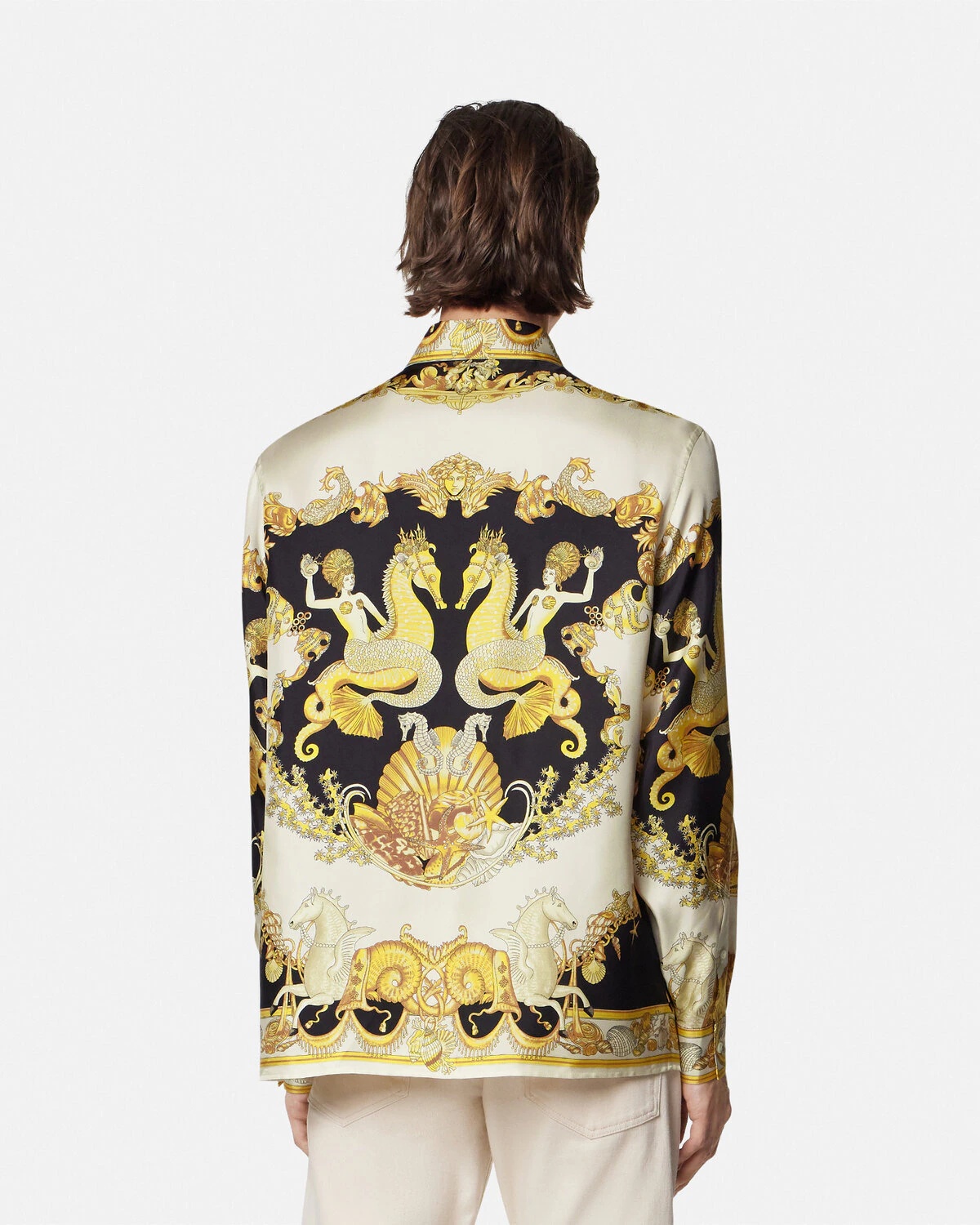 Coral Theatre Silk Shirt - 5