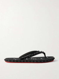 ＊Christian Louboutin＊Super Loubi Flip サンダル 関税送料込 Super Loubi Flip - Flip-flops - Rubber - Black - Women
