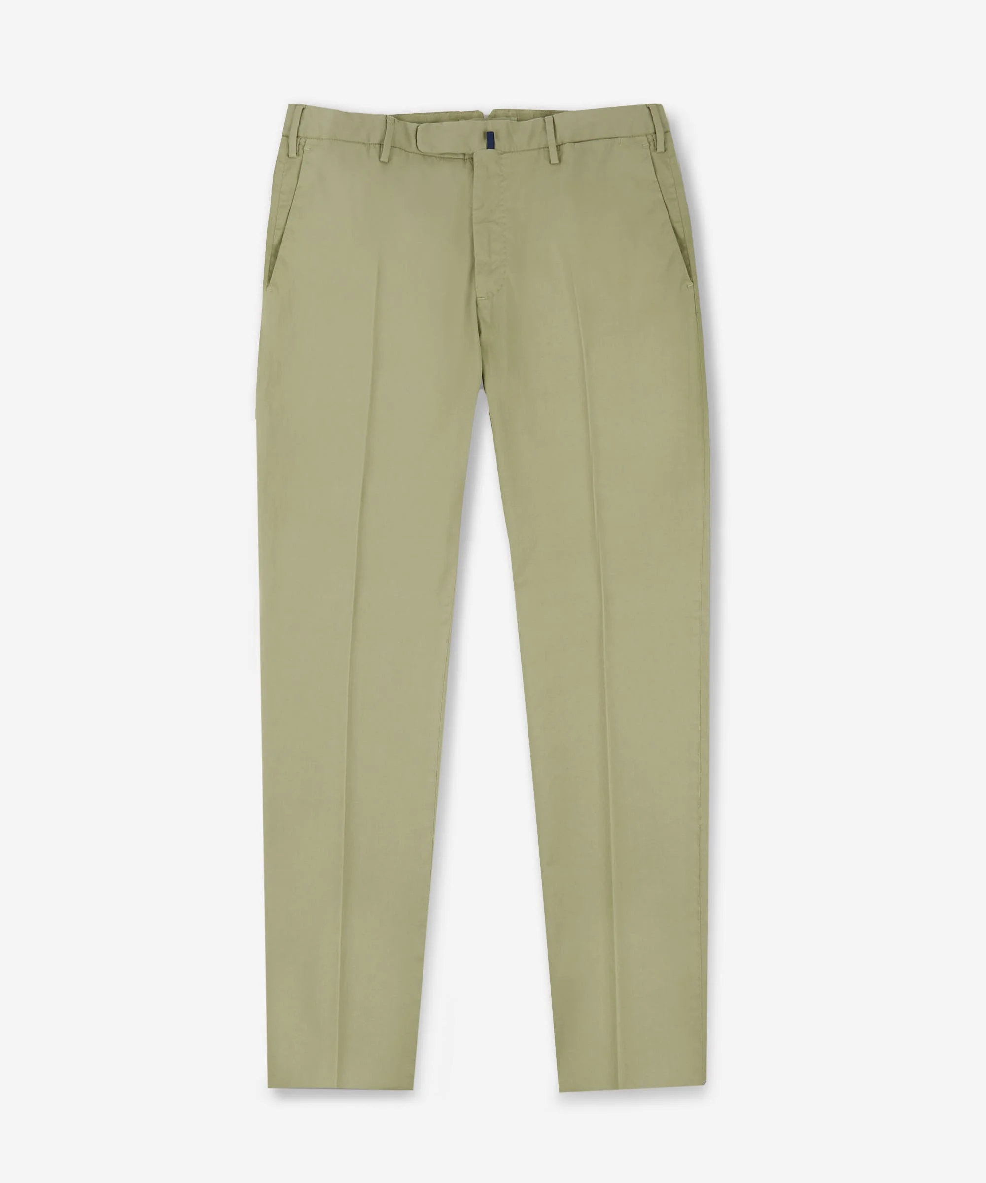 Slim-fit certified Royal Batavia cotton trousers - 1