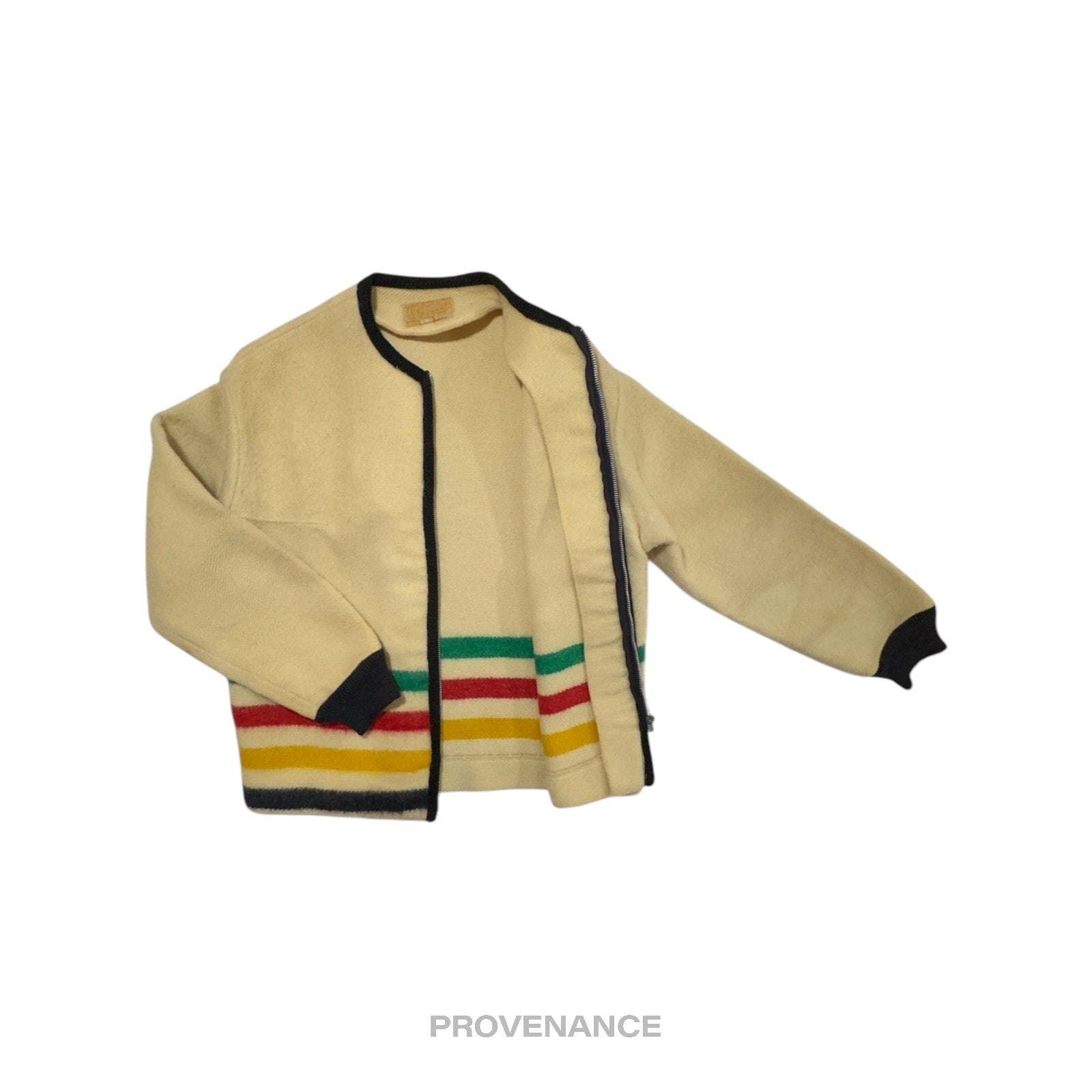 Hudson's Bay Co. - Hudson's Bay Company HBC Point Blanket Bomber Coat Wool M - 2