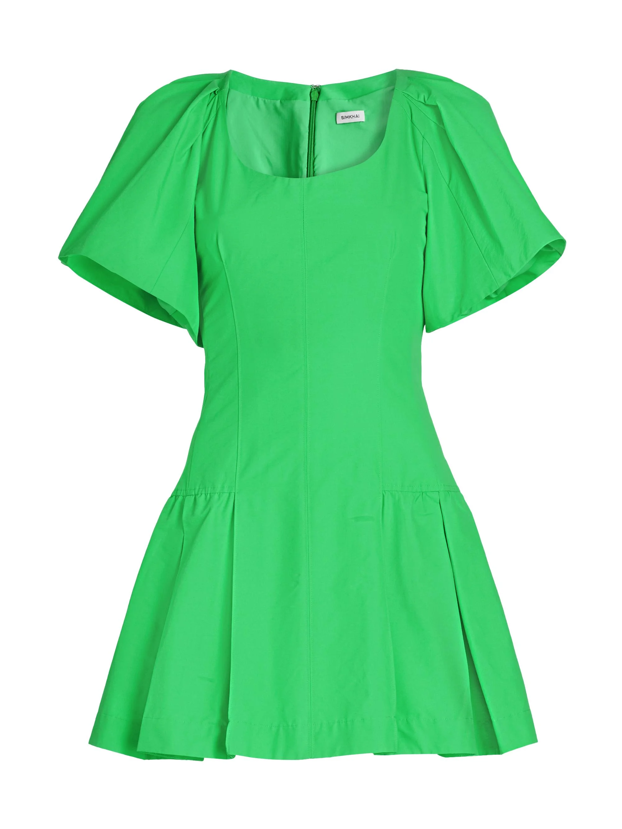 Women's Hattie Cotton-Blend Fit & Flare Minidress - Parakeet - 1