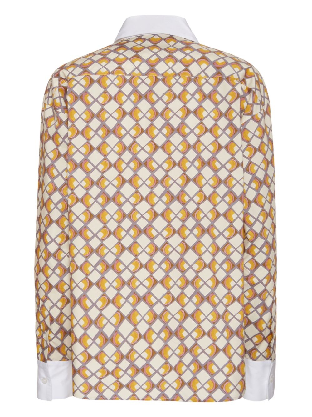 geometric-print shirt - 5
