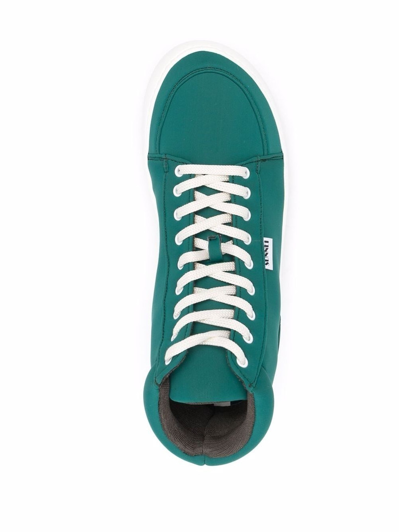 chunky-sole high top sneakers 4