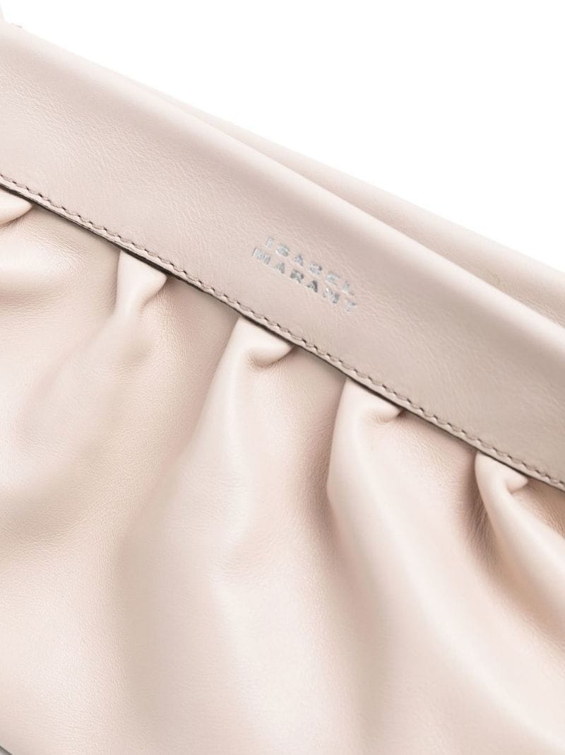 studded calf-leather clutch bag - 4