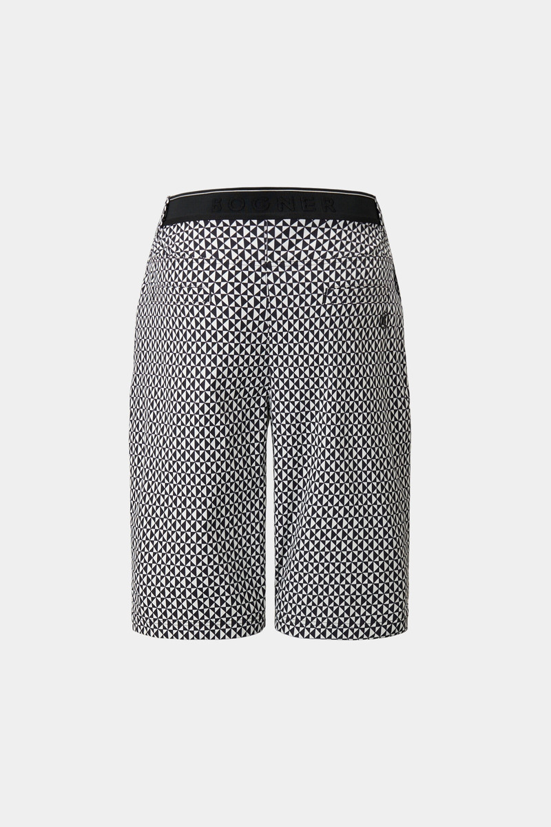 Zina functional shorts in Black/white 7
