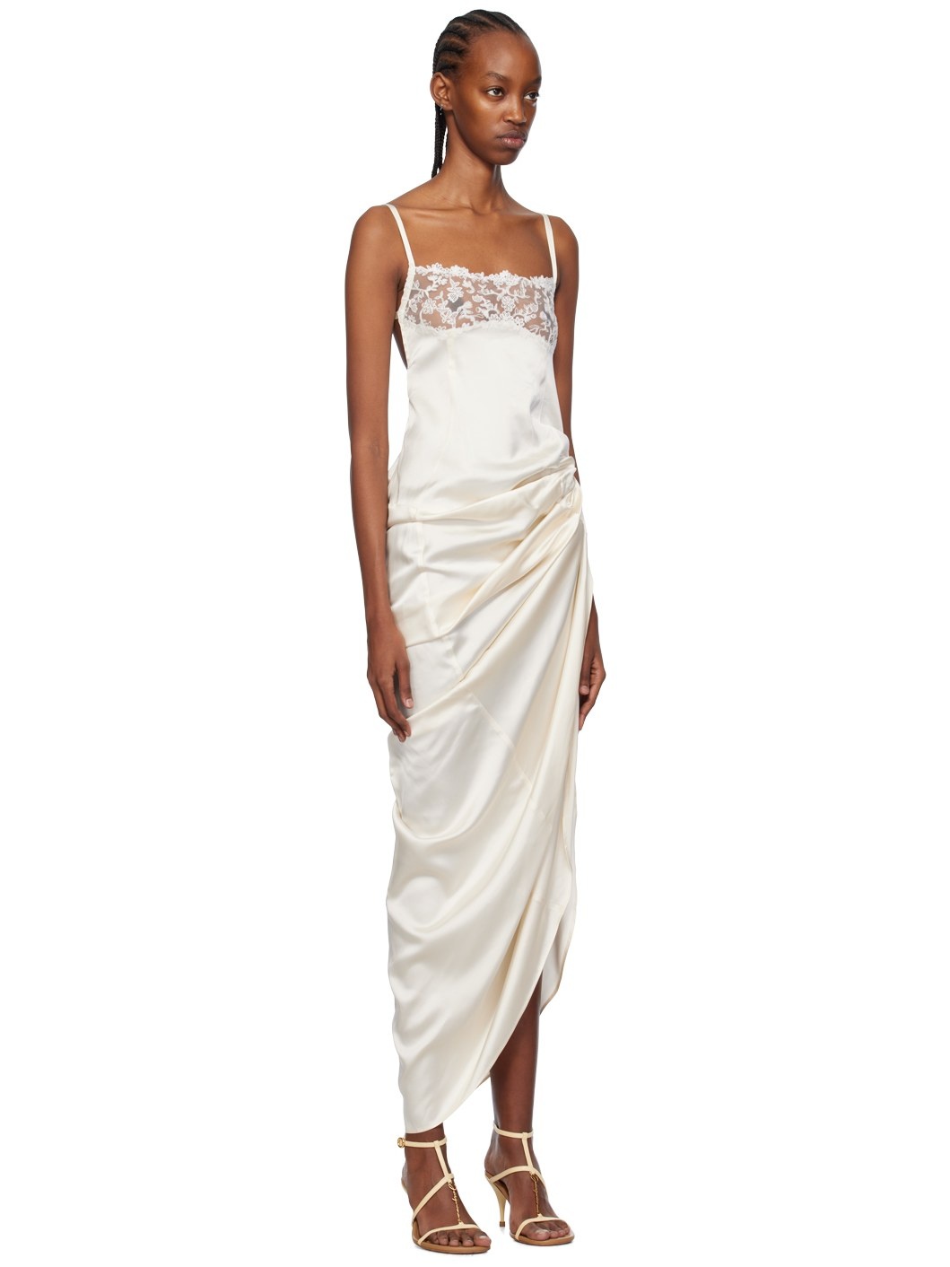 Off-White Les Sculptures 'La Saudade longue brodée' Maxi Dress - 2