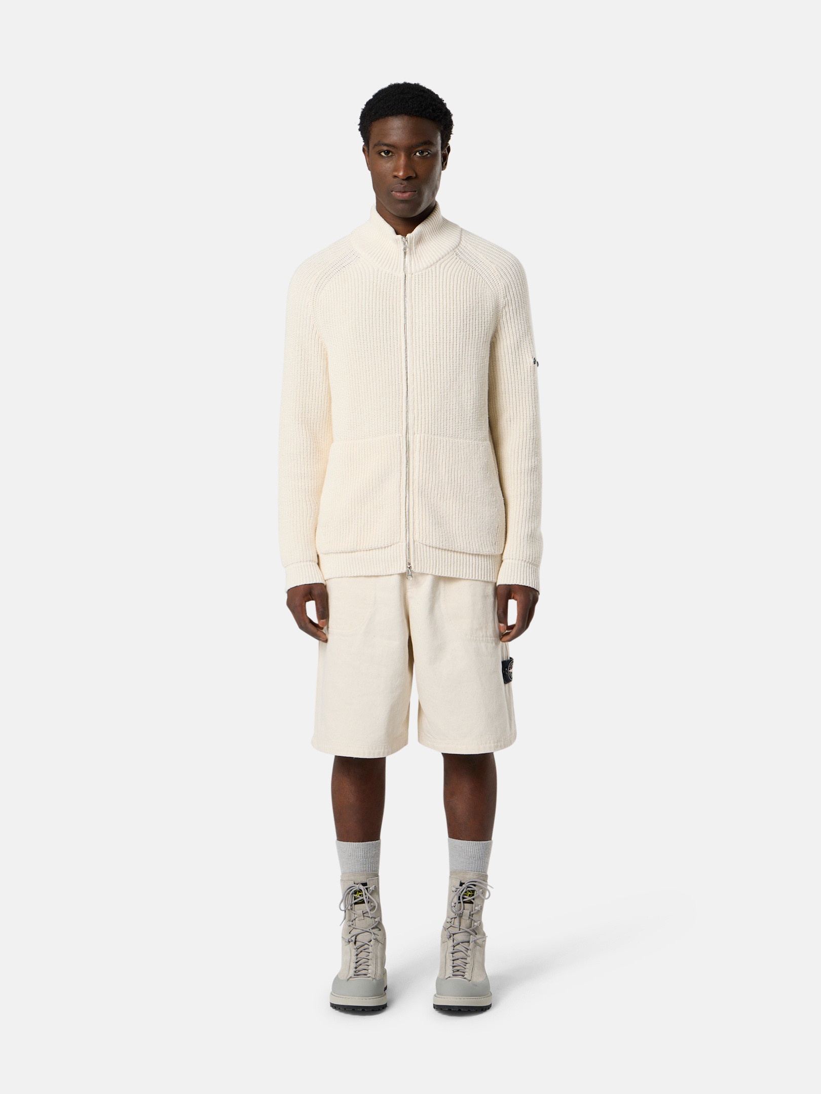 L100001 NATURAL COTTON GABARDINE_STONE ISLAND RAW BEAUTY - 2