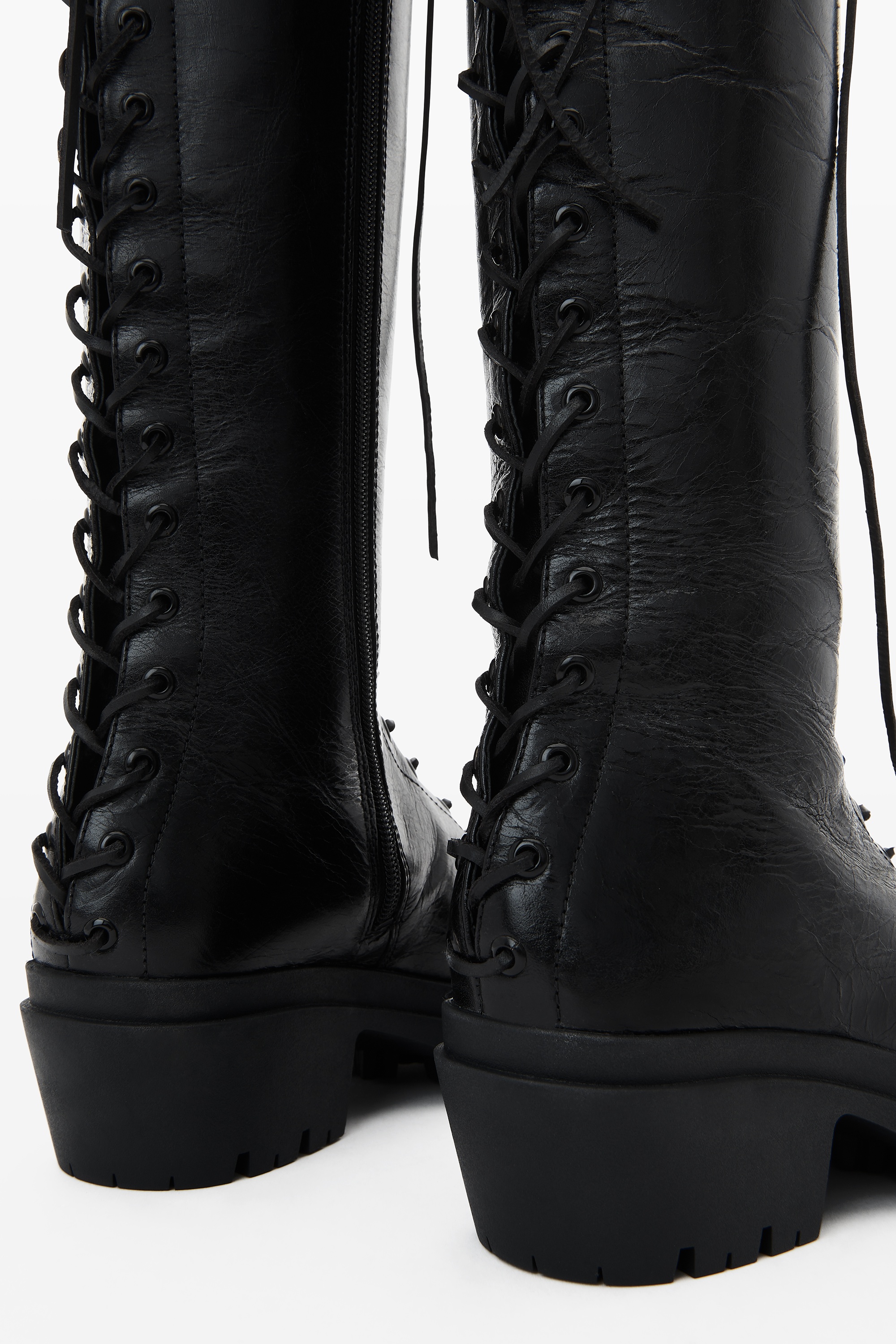 Terrain Lace Up Knee High Boot - 4