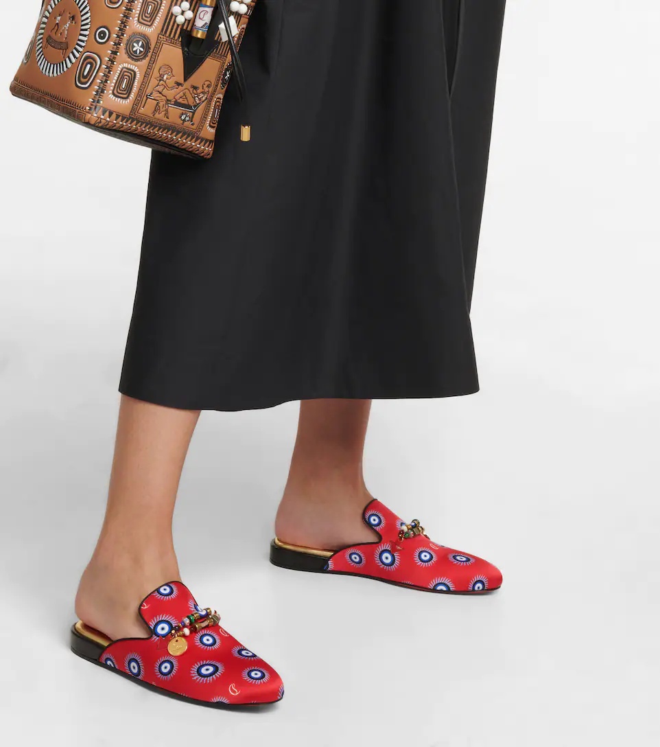 Konstantimule embellished slippers - 4