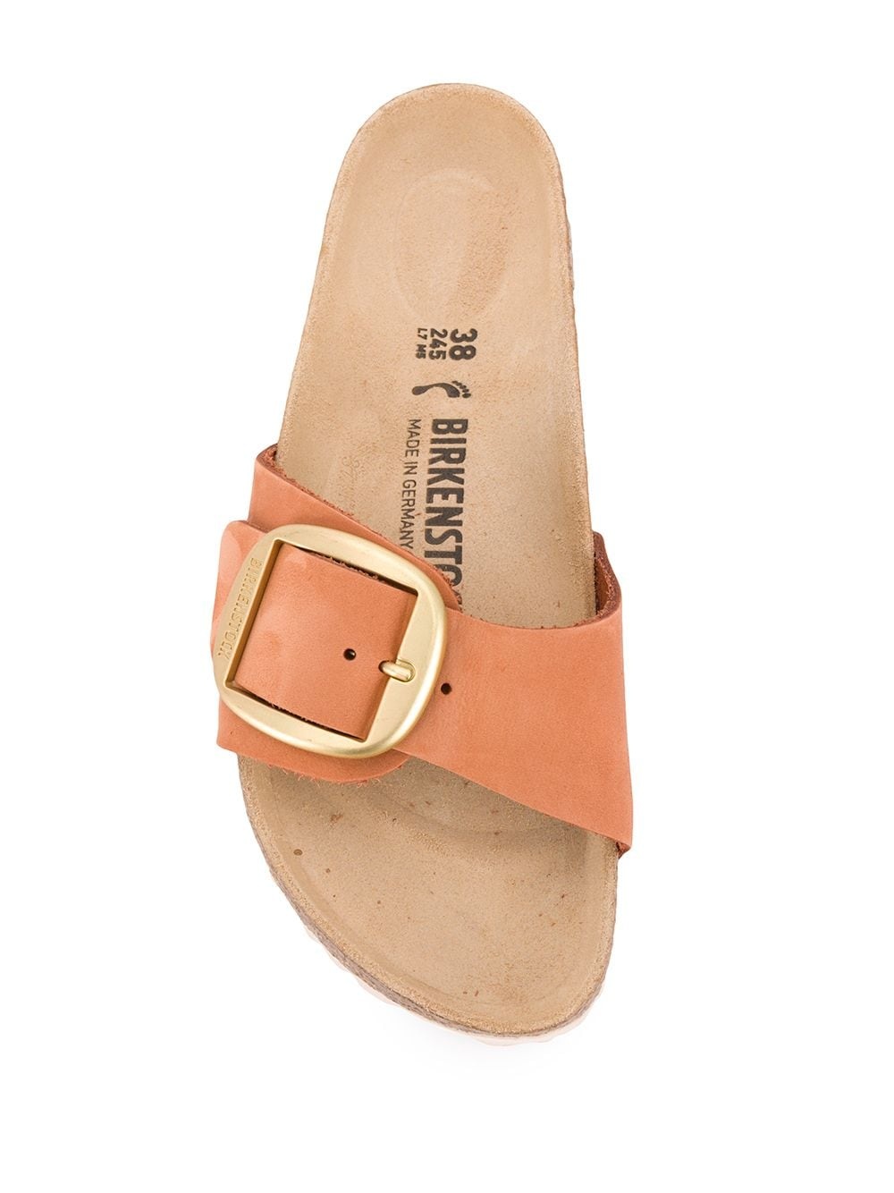 open toe buckled sandals - 4