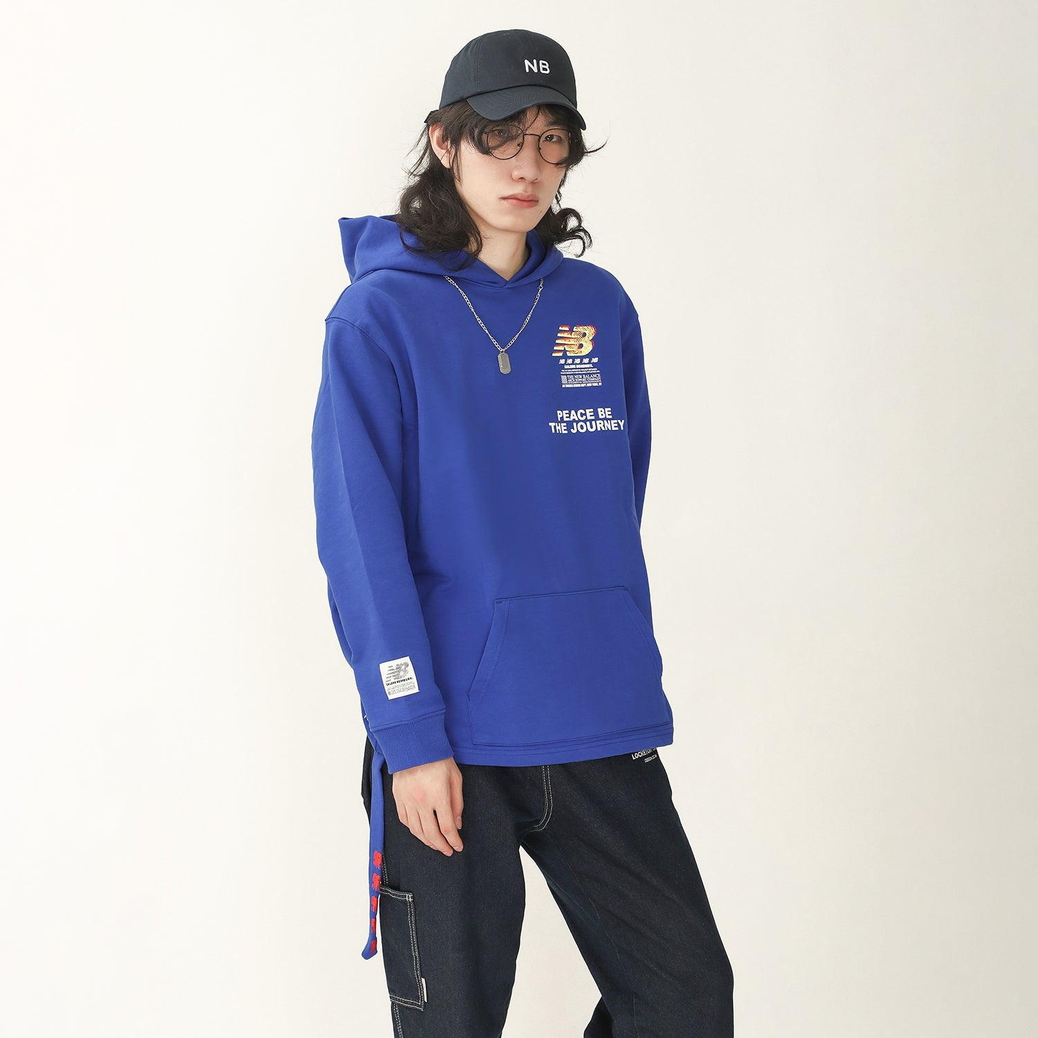 New Balance x Salehe Bembury Unisex Logo Printing Blue MT11565-UVB - 5
