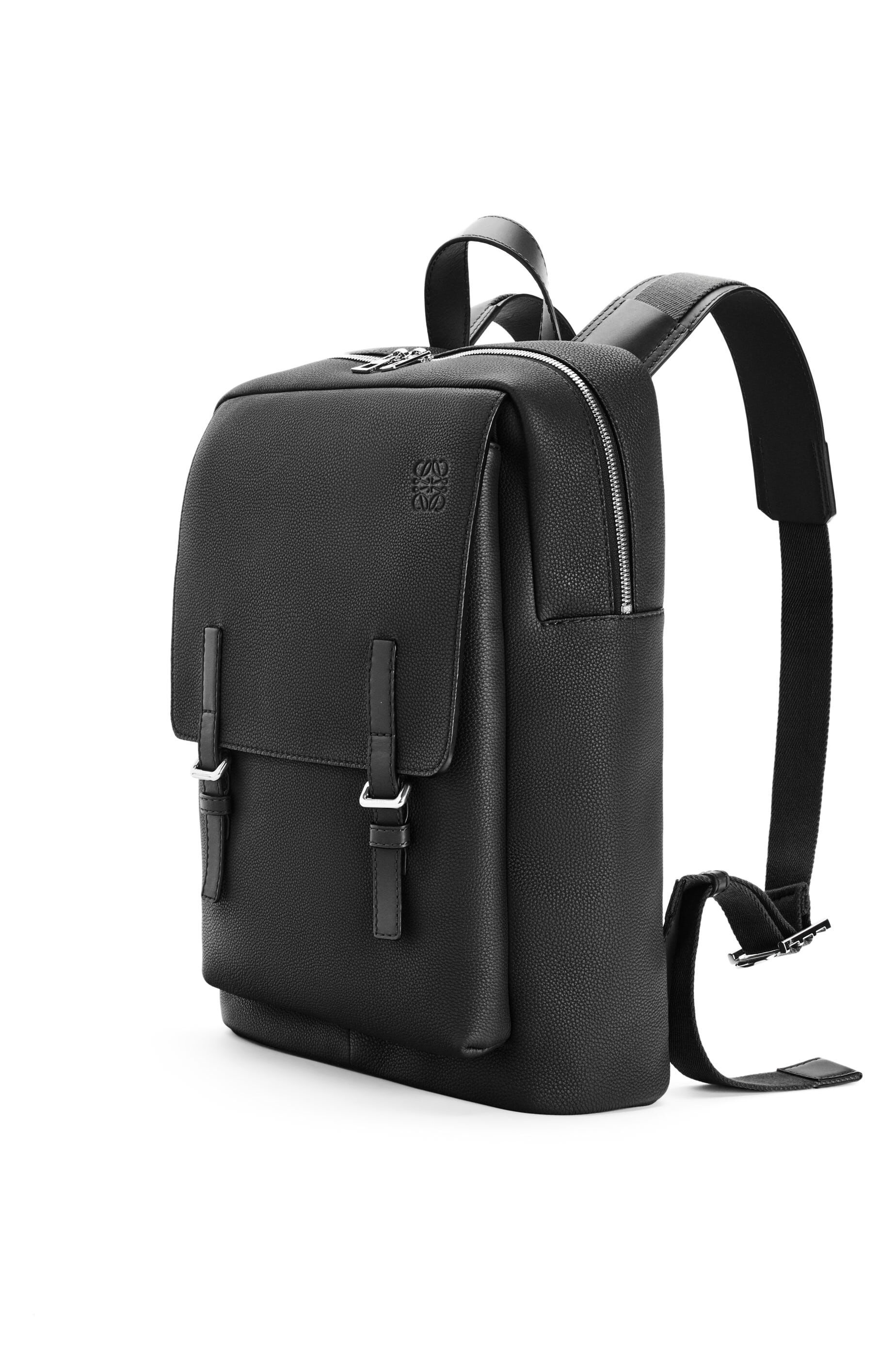 Military backpack in soft grained calfskin - 2