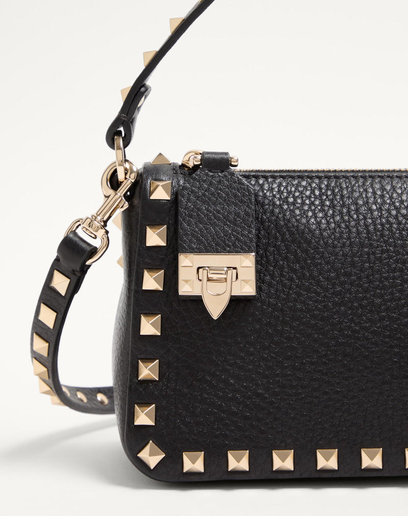 Valentino SMALL ROCKSTUD GRAINY CALFSKIN CROSSBODY BAG outlook