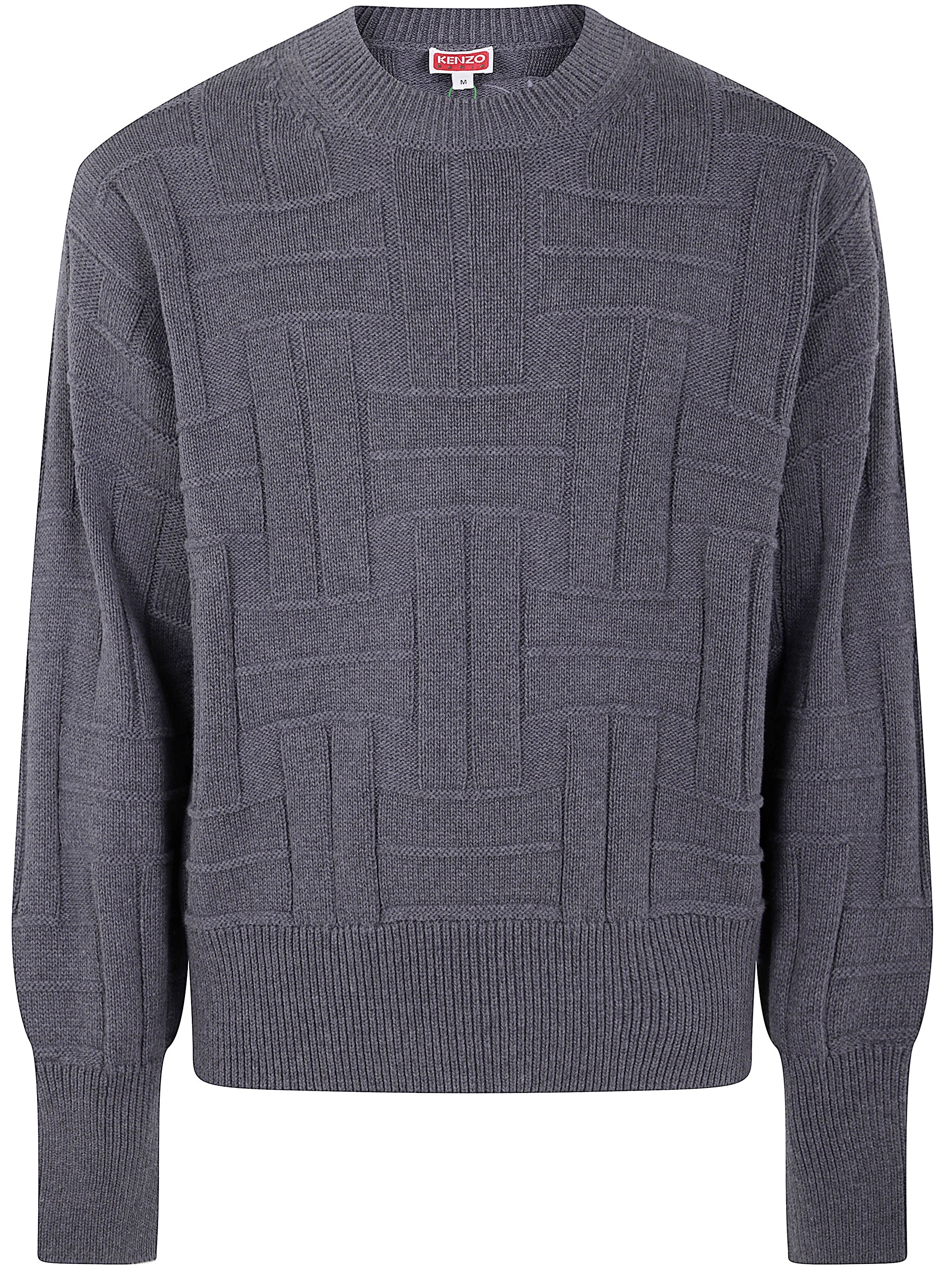 Introducing the GOTS KENZO WEAVE Jumper, a sweater by KENZO that embodies modern sophistication. Cra - 1