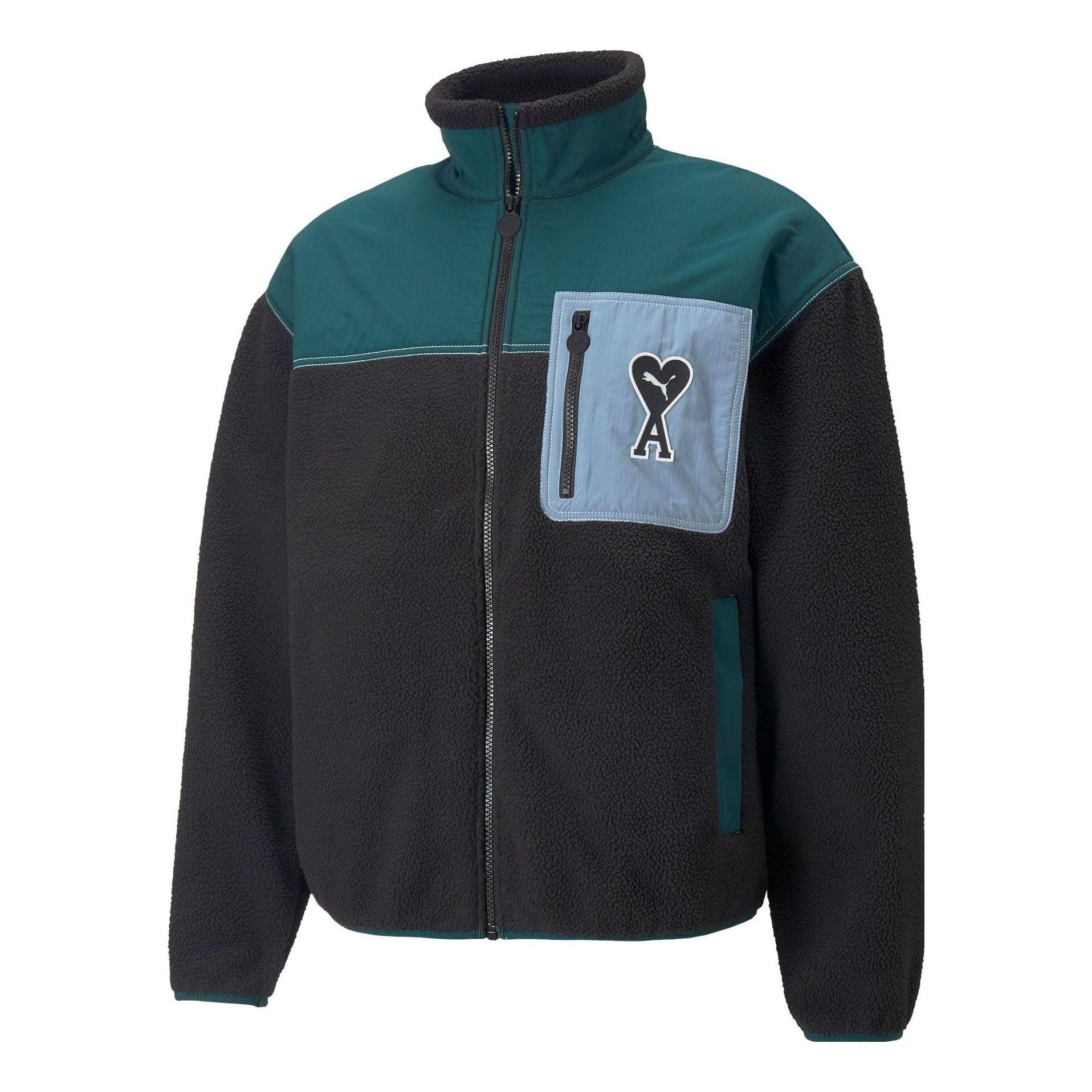 PUMA X AMI Sherpa Jacket 'Black' 535998-01 - 1