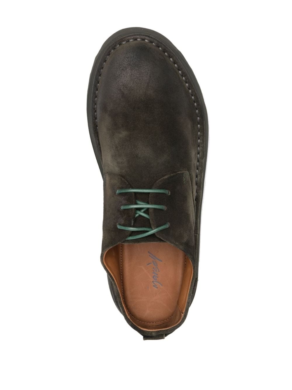 Zucca Zeppa suede Derby shoes - 4