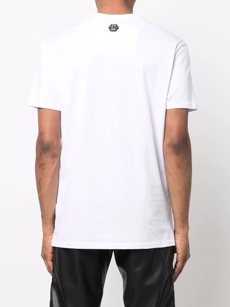 rhinestone-embellished branded T-shirt 5