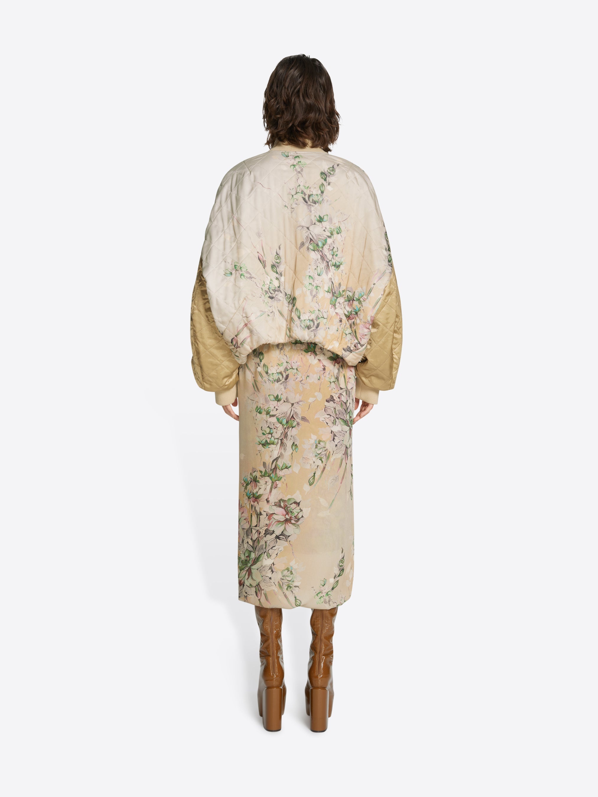 SILK WRAP SKIRT - 4