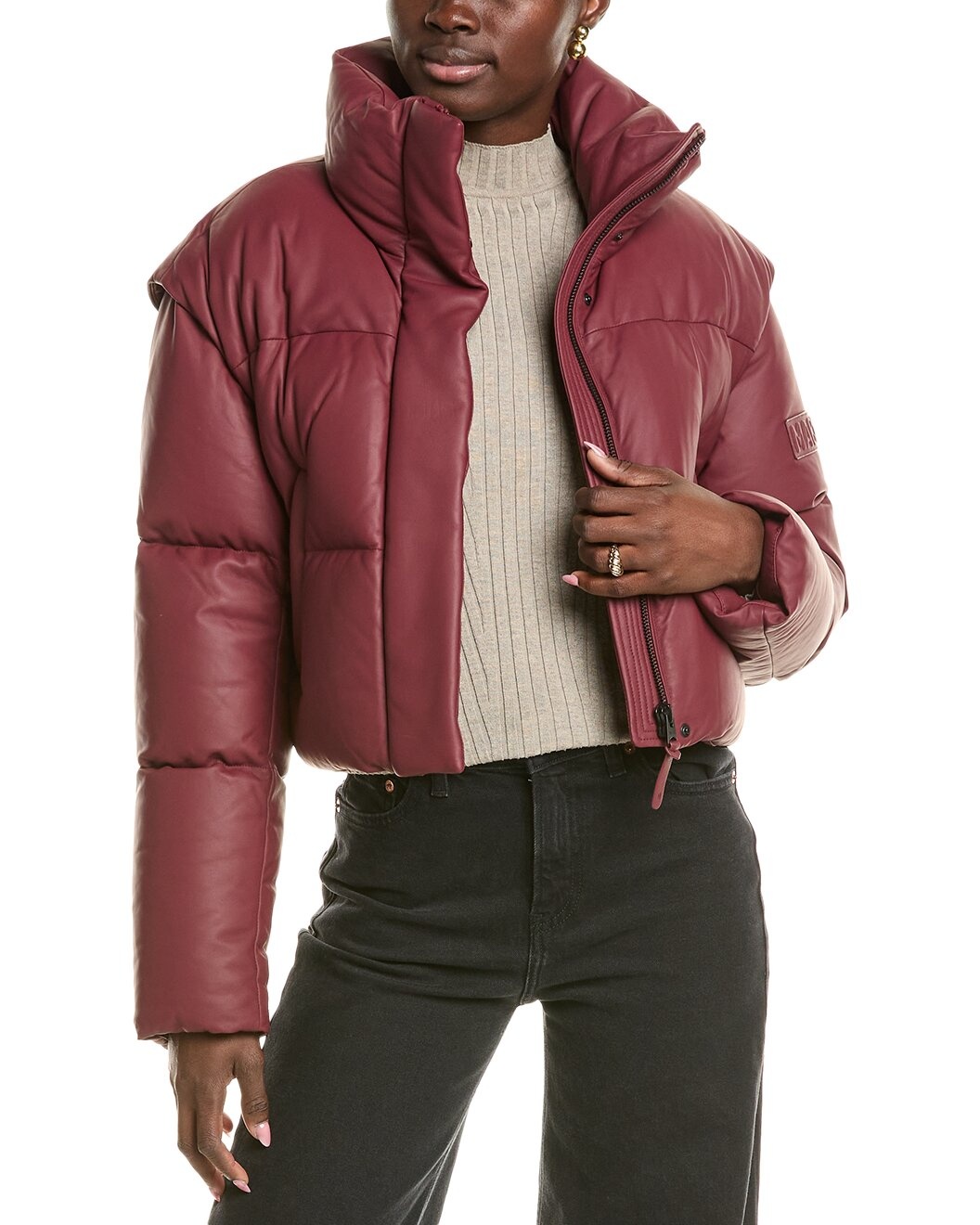Mackage Bailey Leather Down Jacket - 3