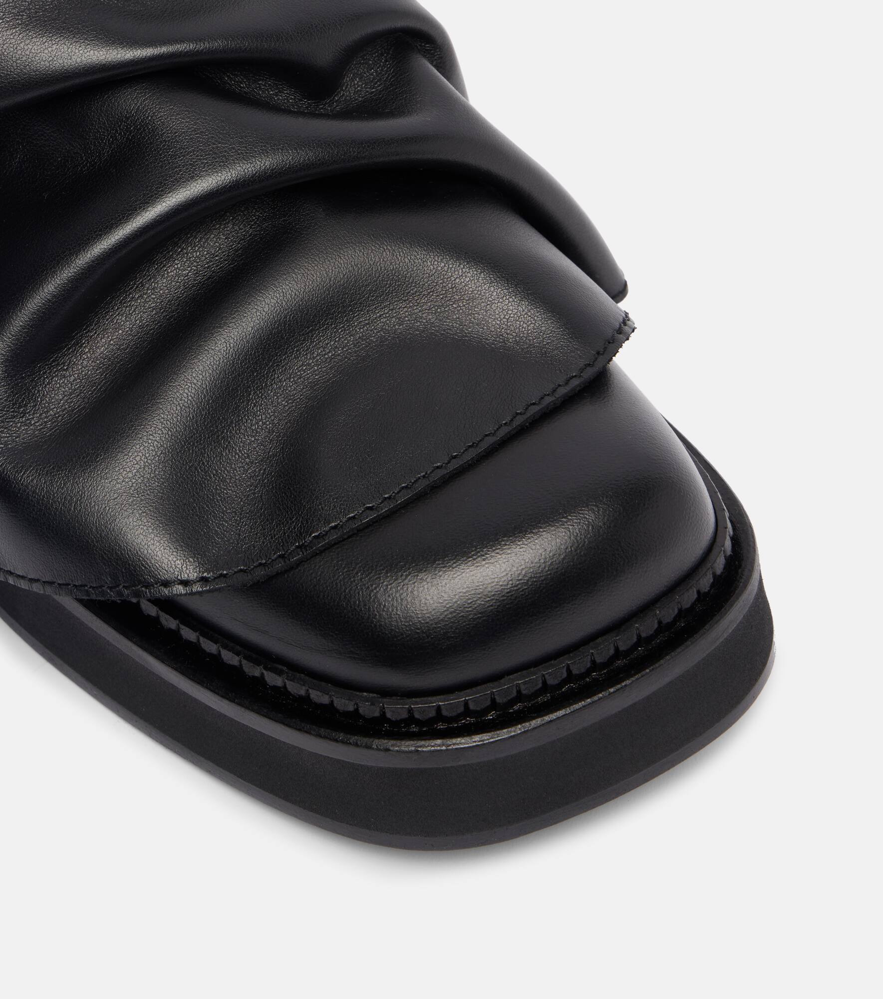 Mini Robin leather mules - 5