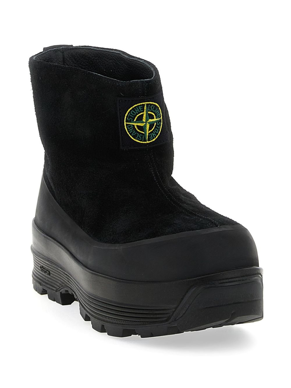 suede rubber-band boots - 2
