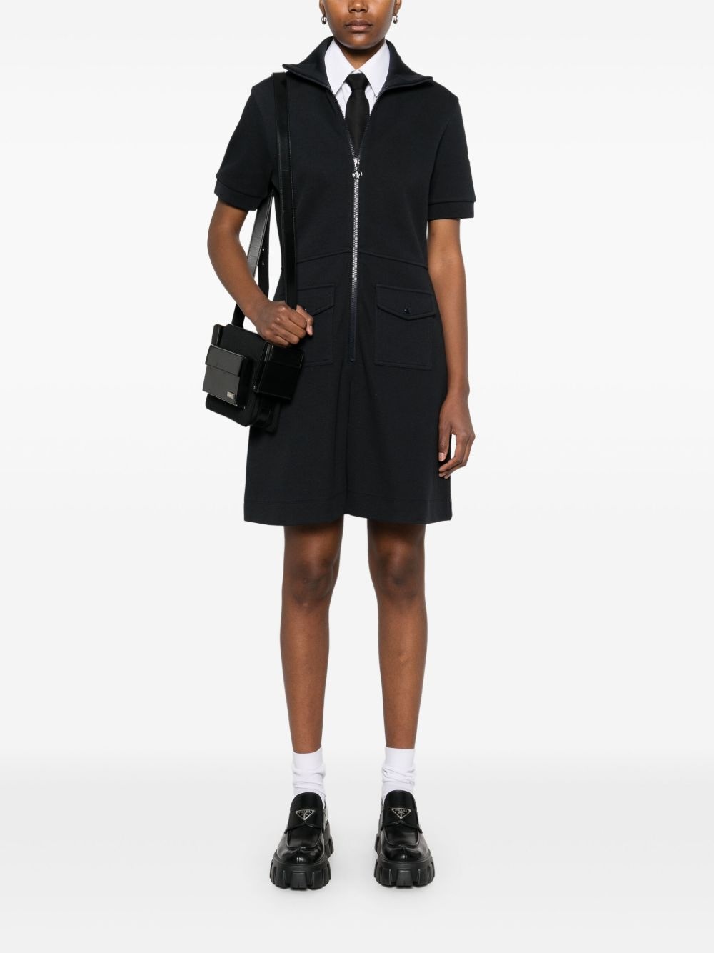 piquet polo mini dress - 2