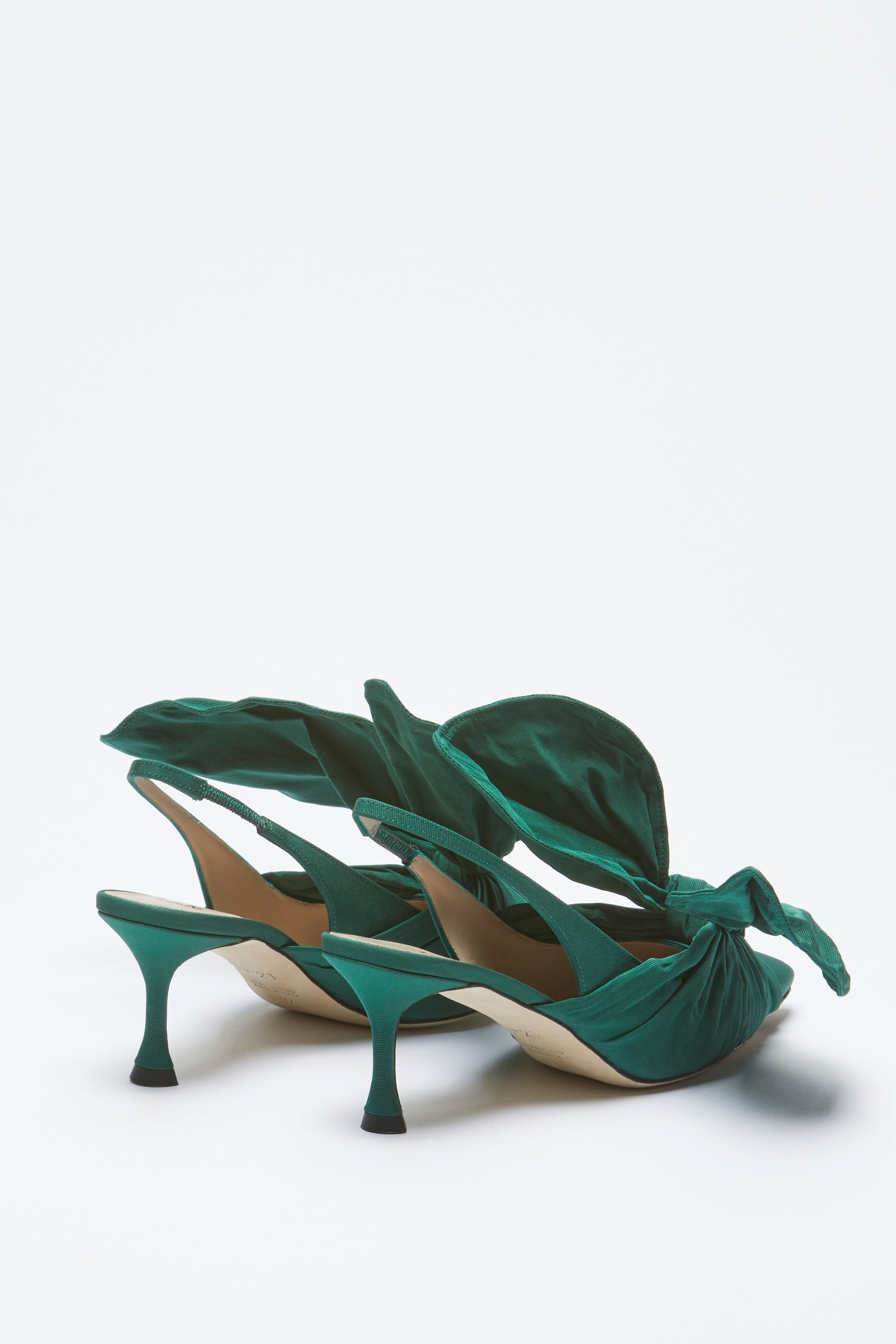 BOW-EMBELLISHED SLINGBACK PUMPS - 3