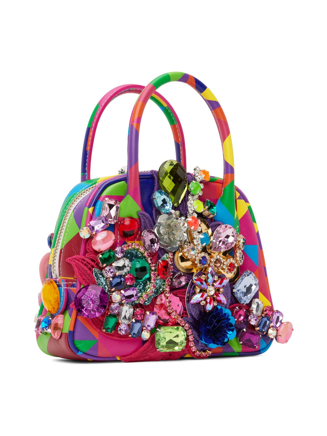 Multicolor Crystal-Cut Bag - 3