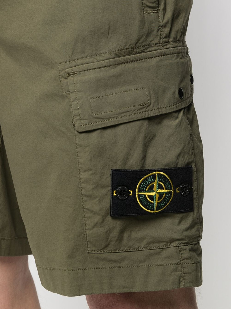 stretch-cotton cargo shorts 5