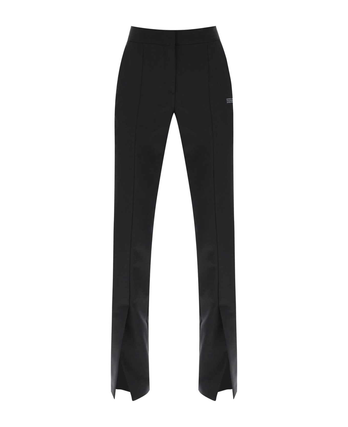 Slim Black Trousers - 1