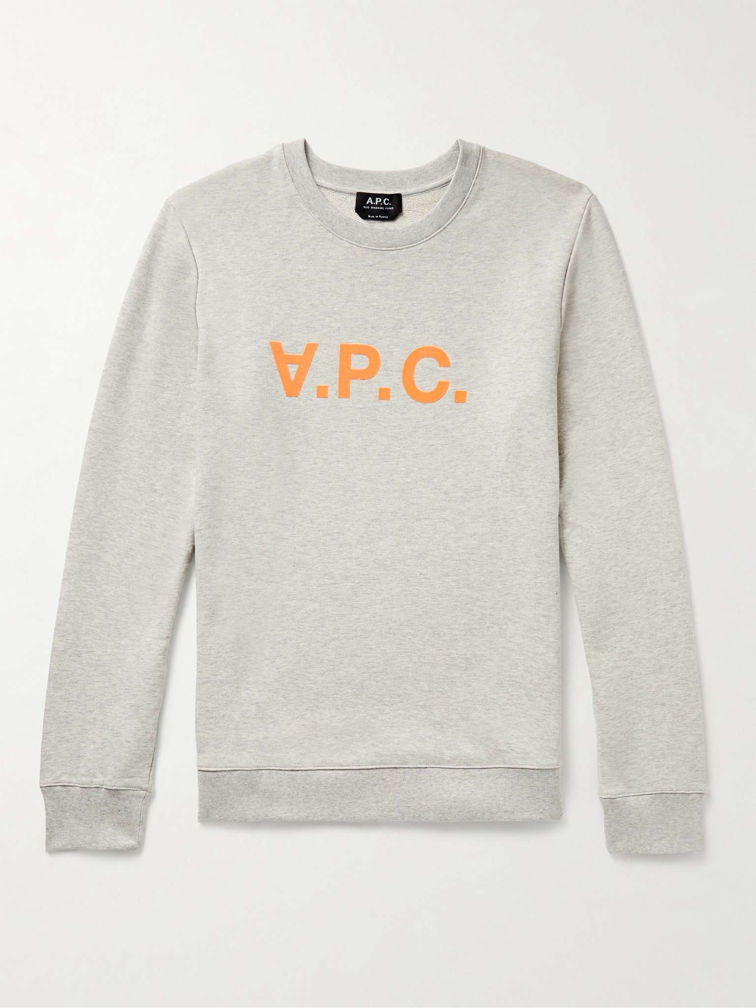 Logo-Flocked Cotton-Jersey Sweatshirt - 2