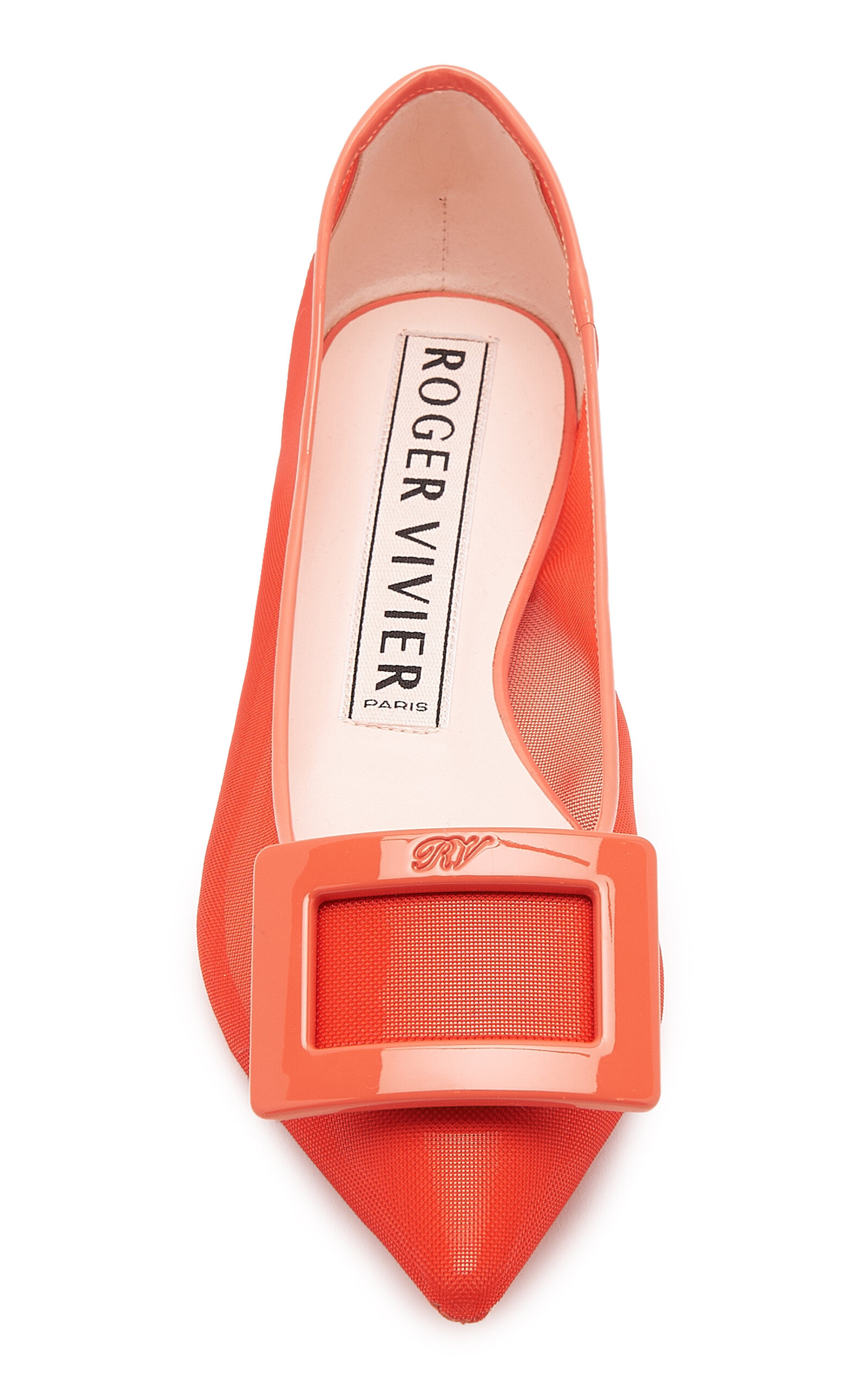 Gommettine Mesh Ballerina Flats coral - 3