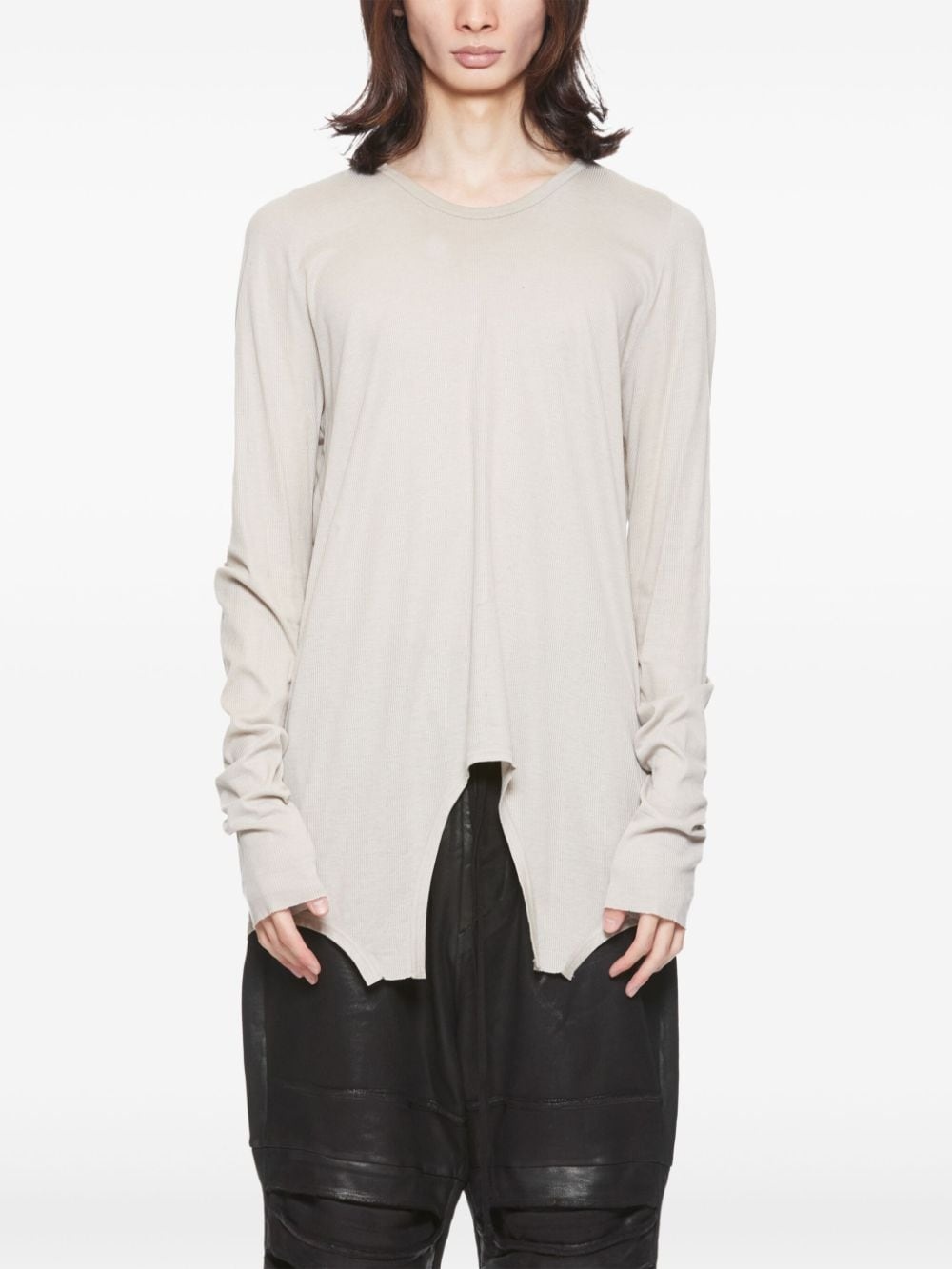 Arch Hem long sleeve top - 2