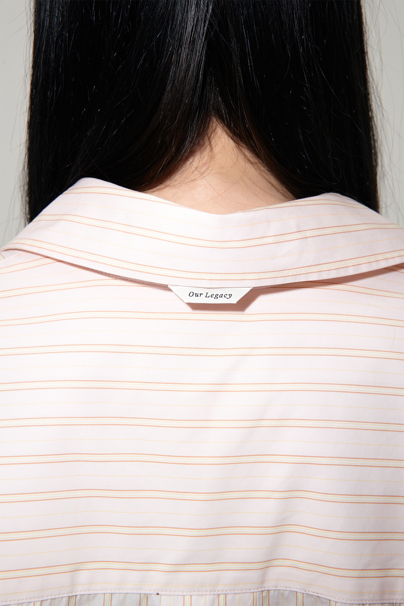 Popover Shirt Pink Business Stripe - 7