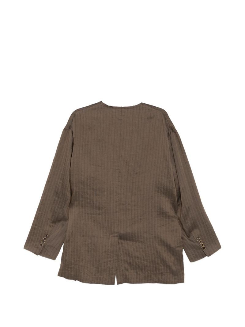 UMA WANG jui single-breasted blazer outlook