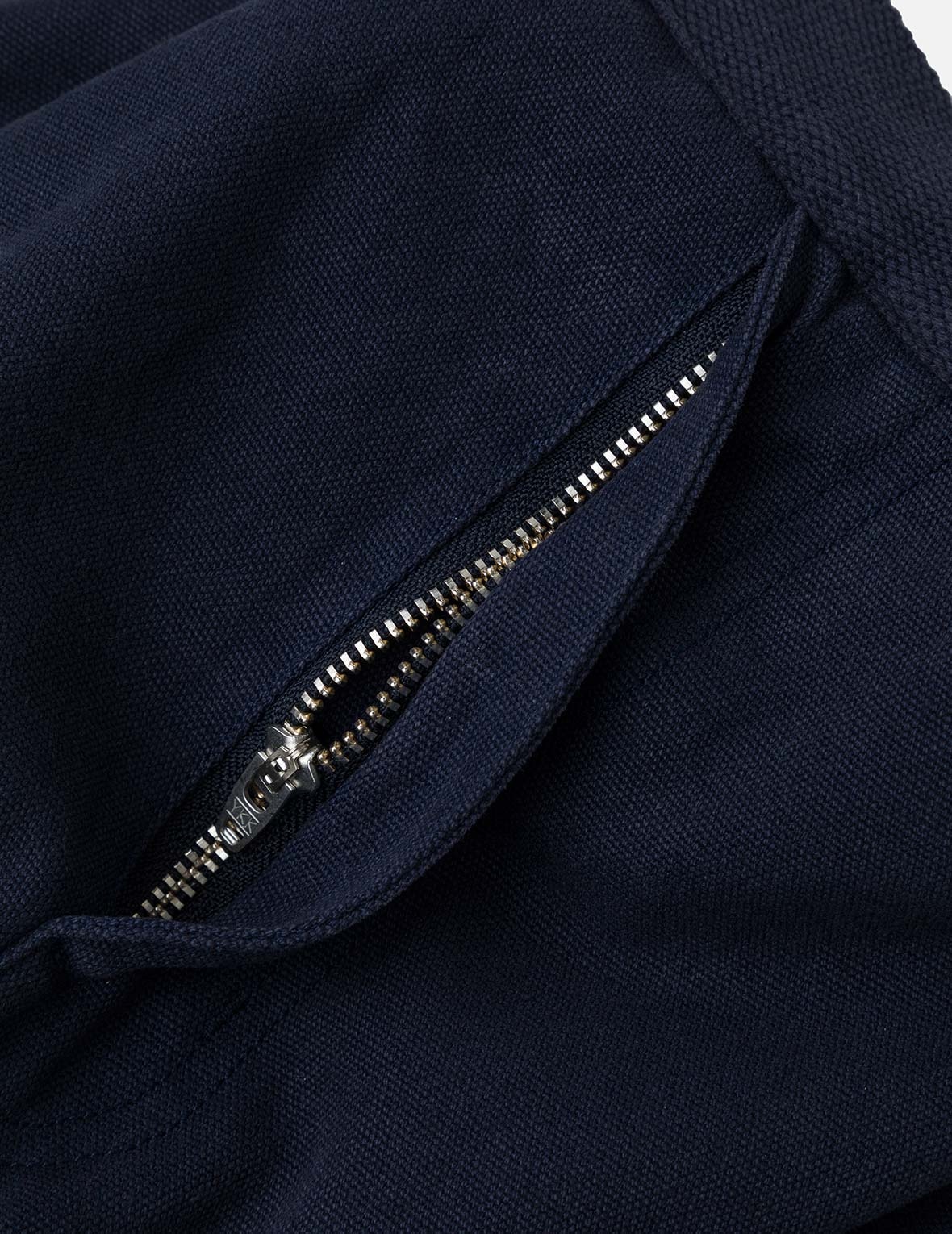 Slogan Appliqué Embroidery Straight Fit Worker Chino - 7