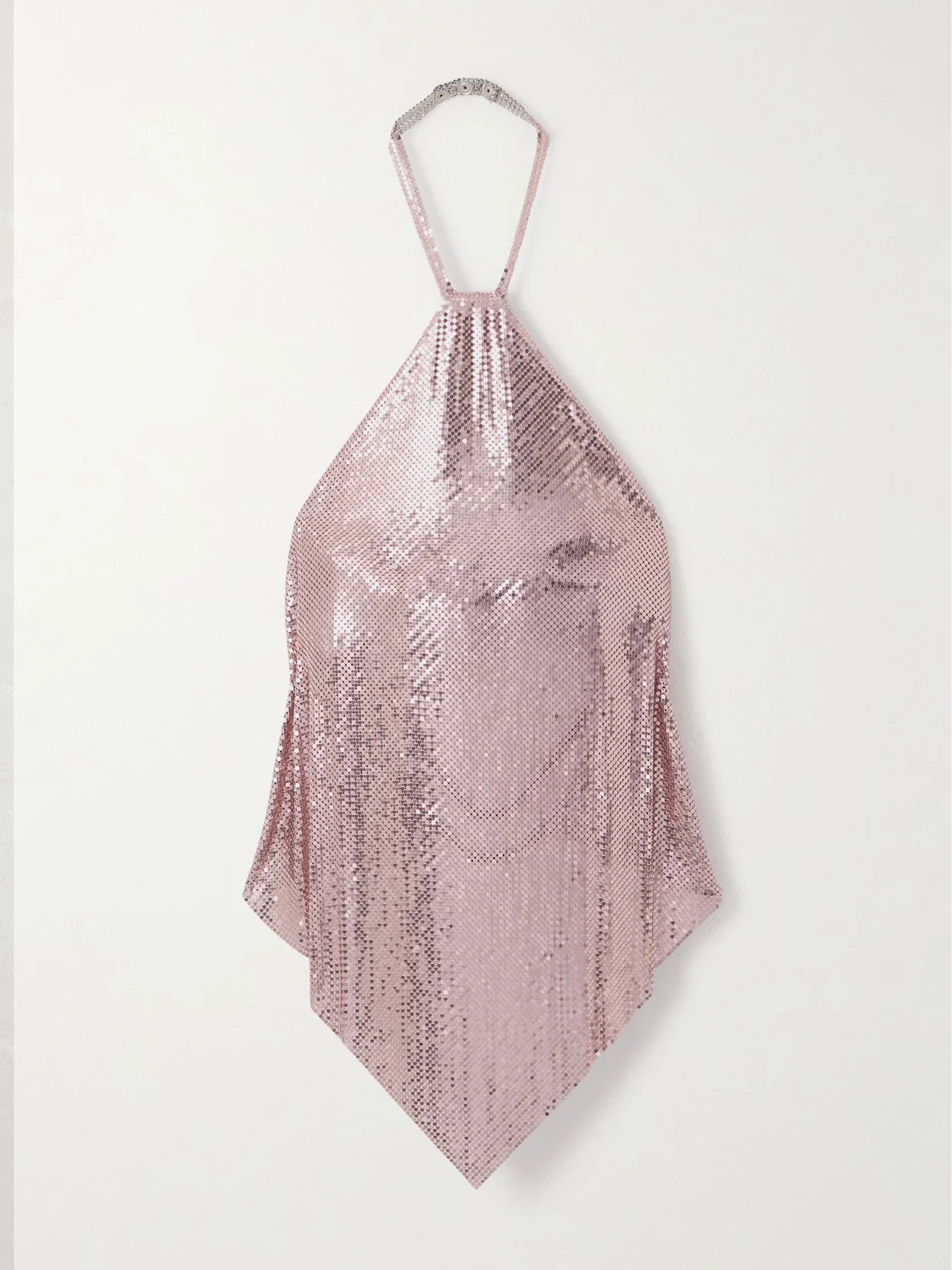 Open-back Chainmail Halterneck Top - 1